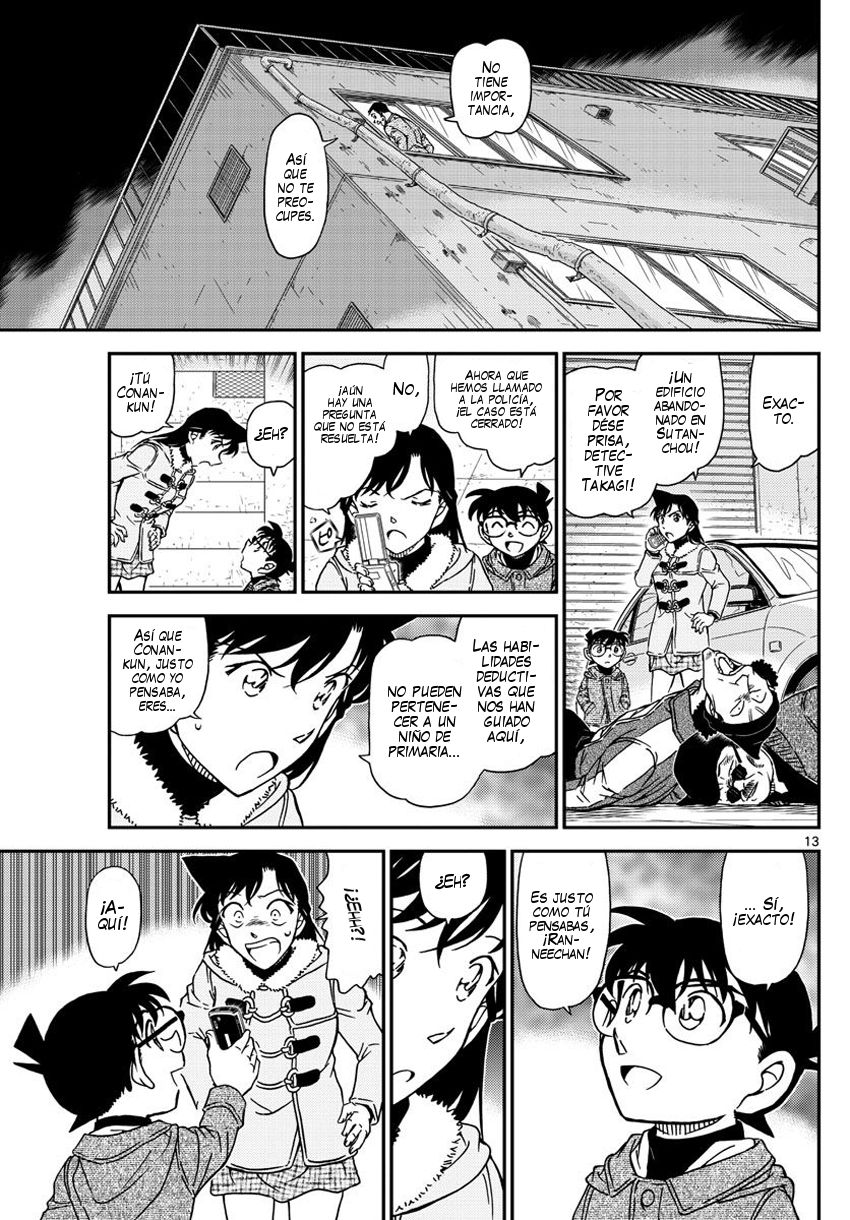 Detective Conan Capitulo 986: El SOS de Eri página 14