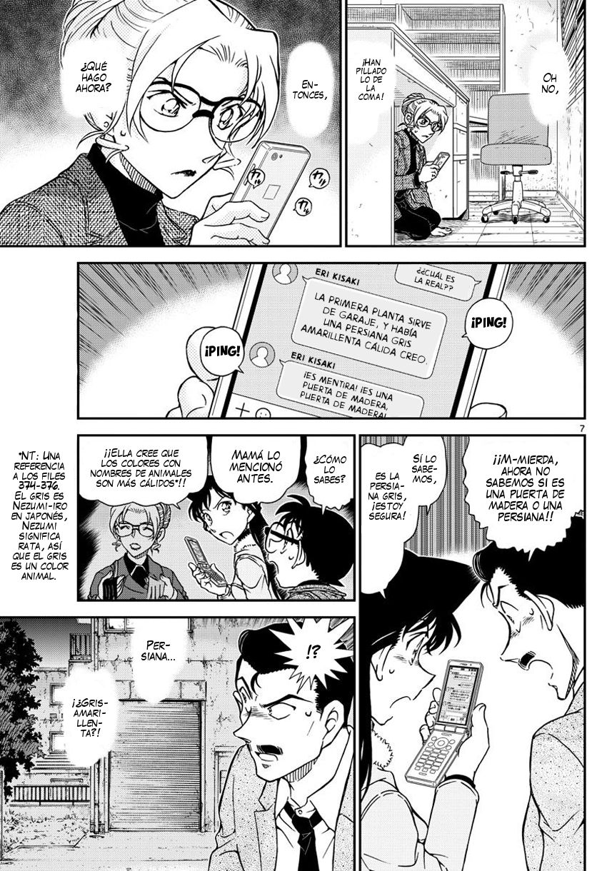 Detective Conan Capitulo 986: El SOS de Eri página 8