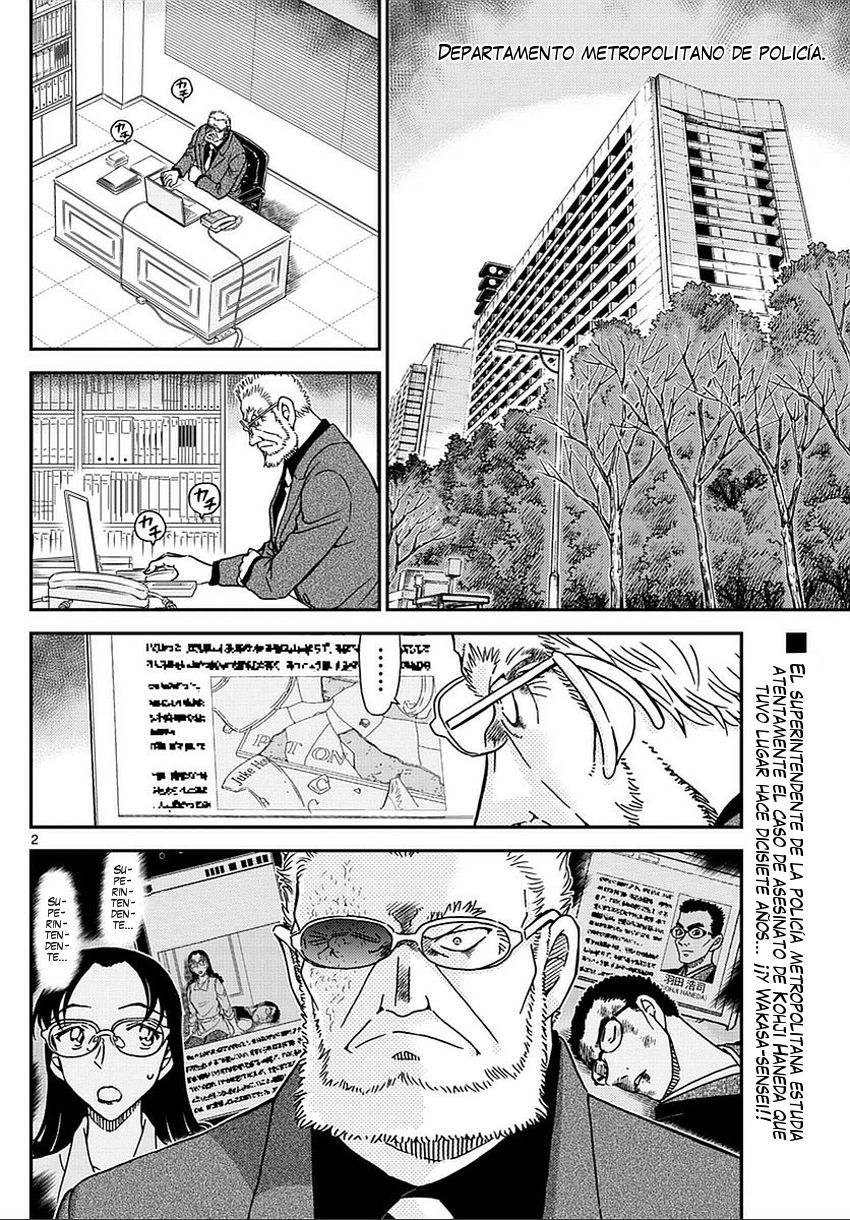 Detective Conan Capitulo 987: Aviso página 3