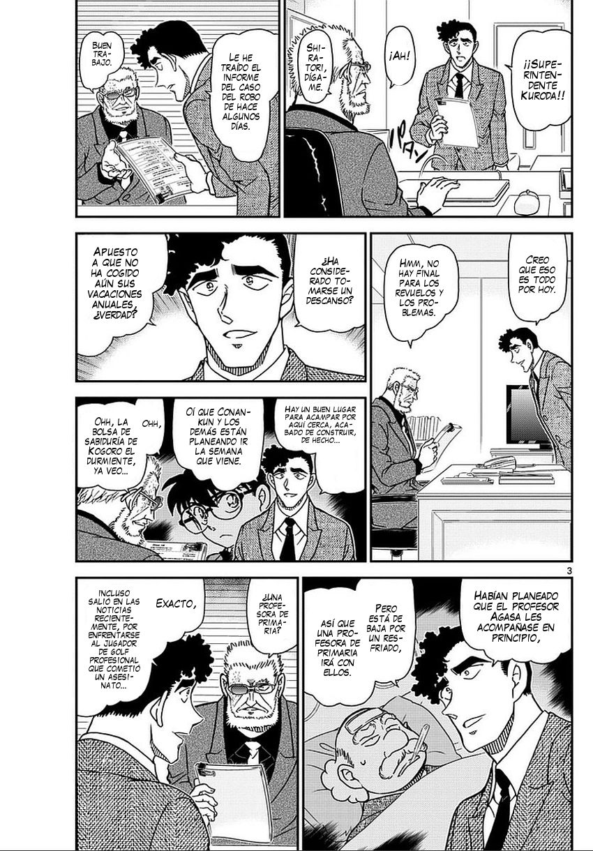 Detective Conan Capitulo 987: Aviso página 4