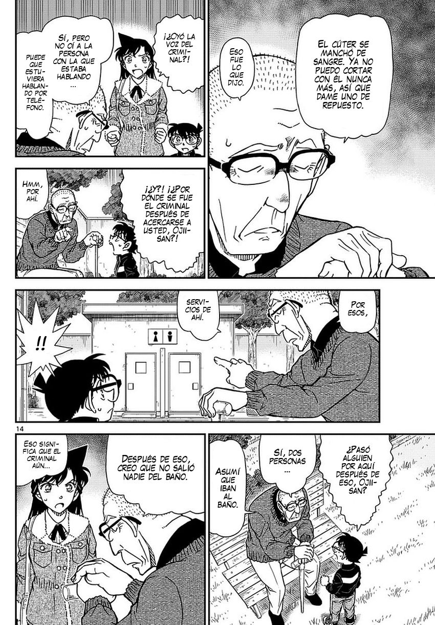Detective Conan Capitulo 990: Hoy, me vengaré página 15