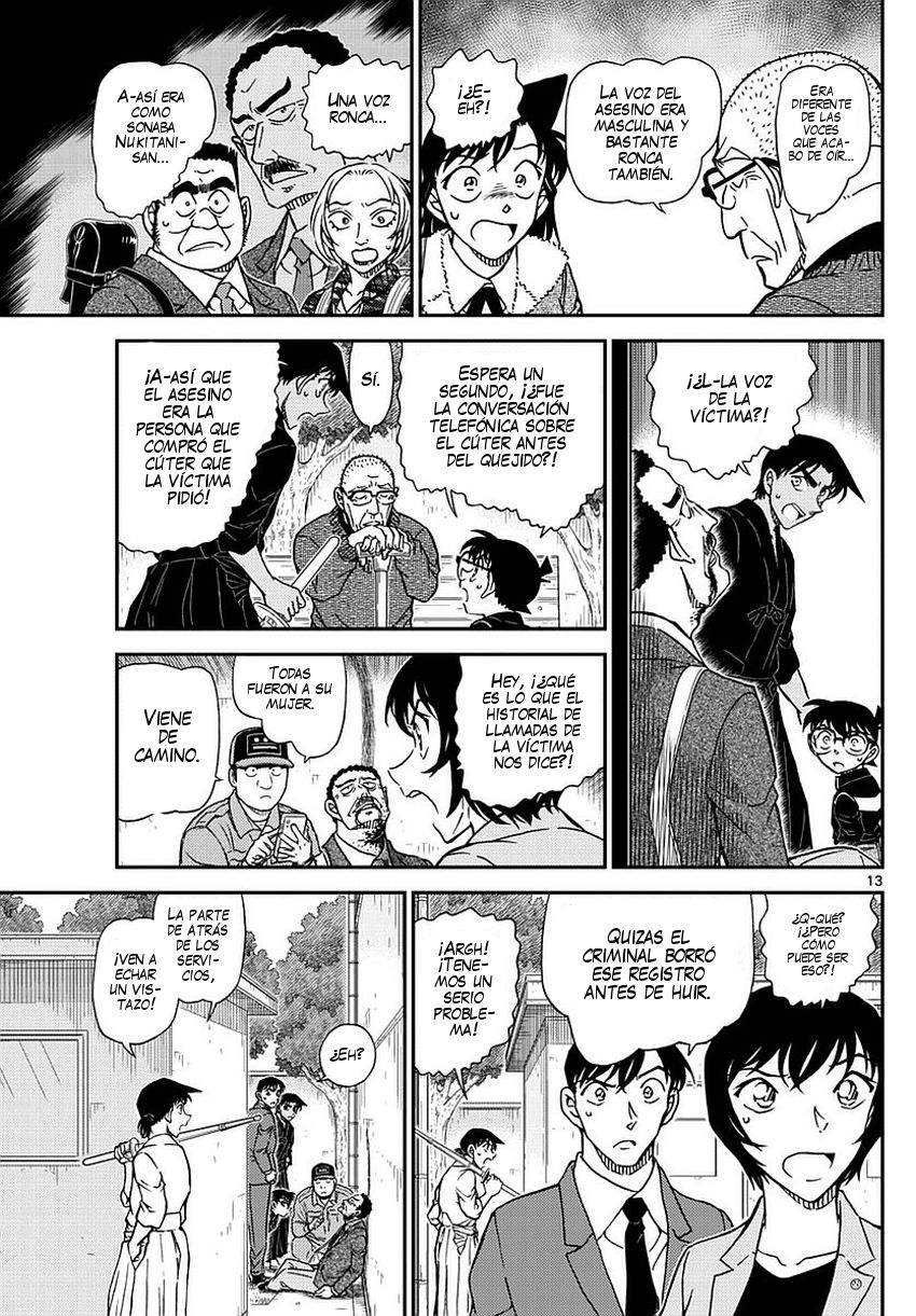 Detective Conan Capitulo 991: ¡Las manos quietas! página 14