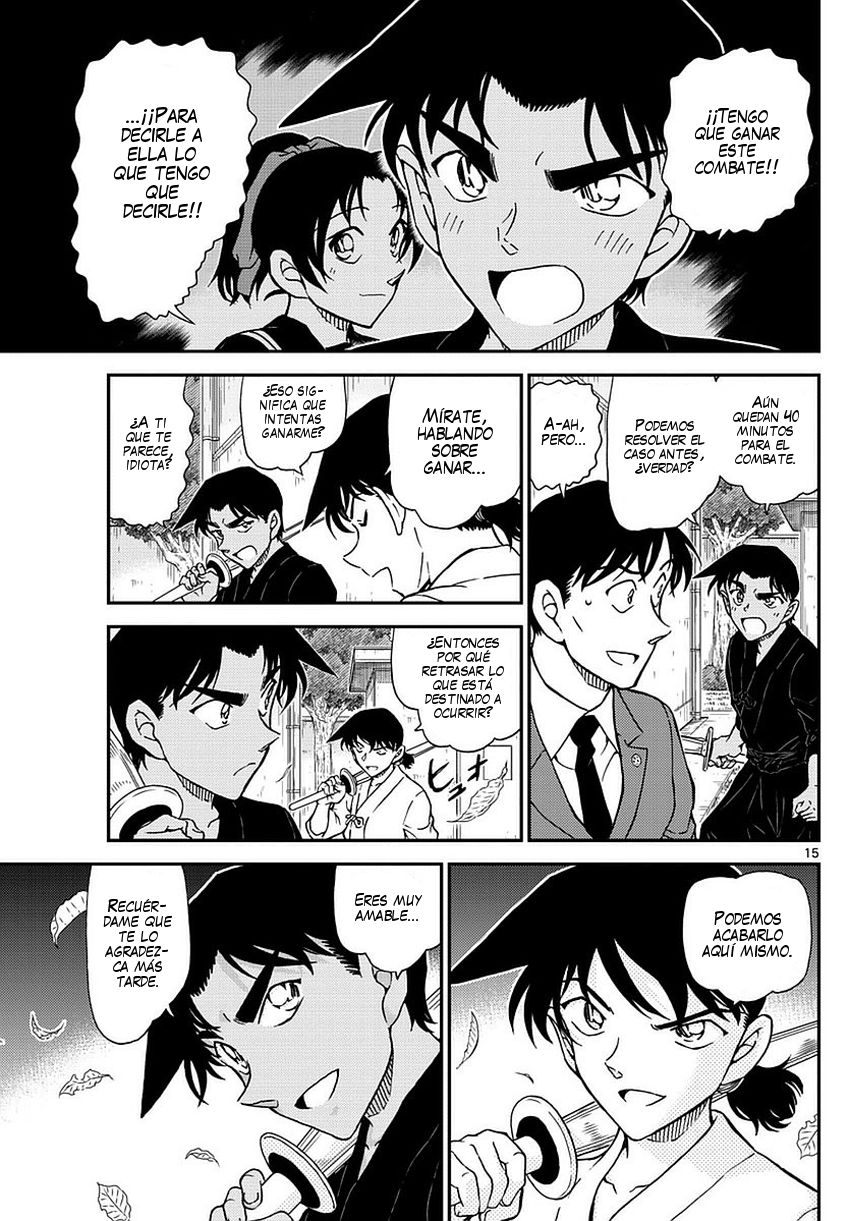 Detective Conan Capitulo 991: ¡Las manos quietas! página 16