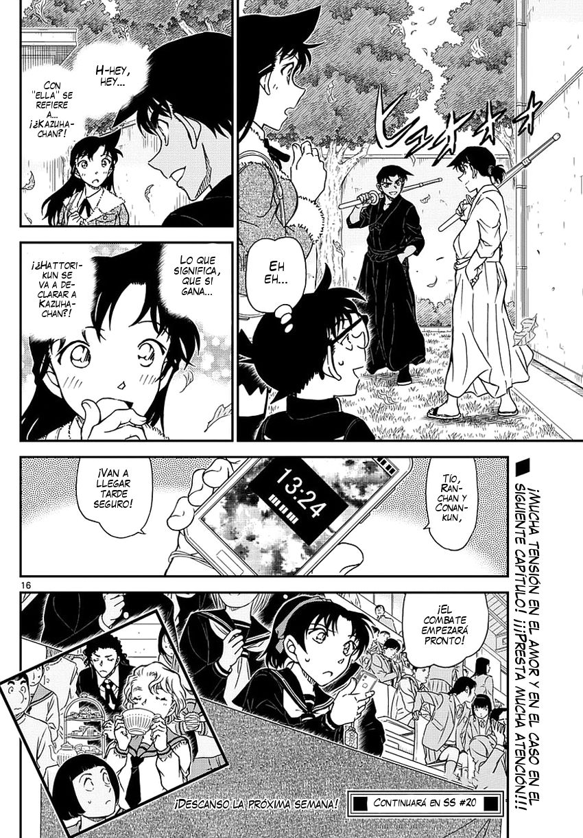 Detective Conan Capitulo 991: ¡Las manos quietas! página 17