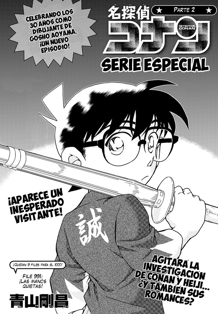 Detective Conan Capitulo 991: ¡Las manos quietas! página 2