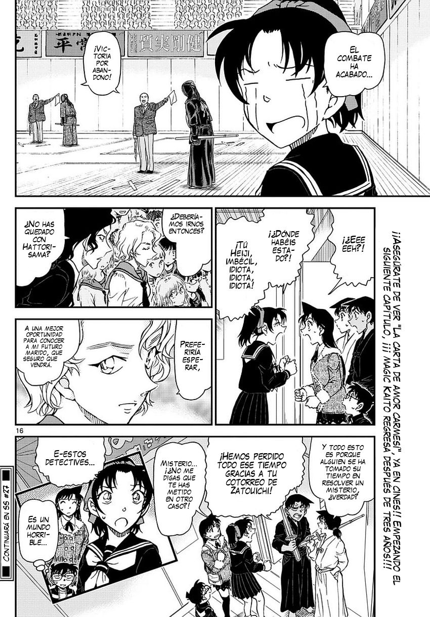 Detective Conan Capitulo 993: ¡Espera un momento! página 17