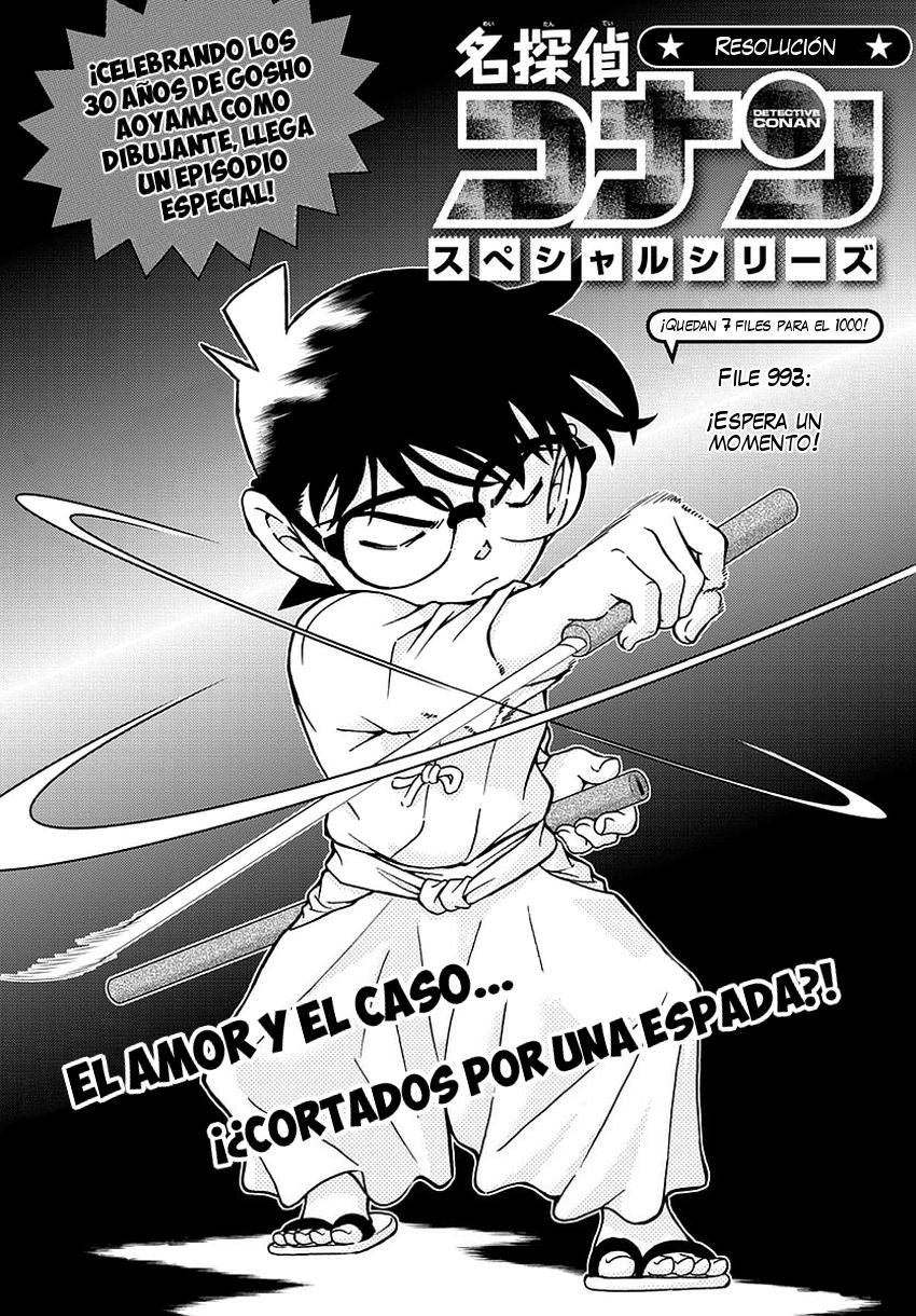 Detective Conan Capitulo 993: ¡Espera un momento! página 2