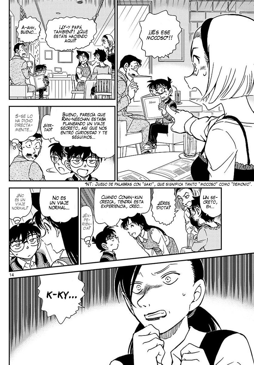 Detective Conan Capitulo 994: El rastro de Ran página 15
