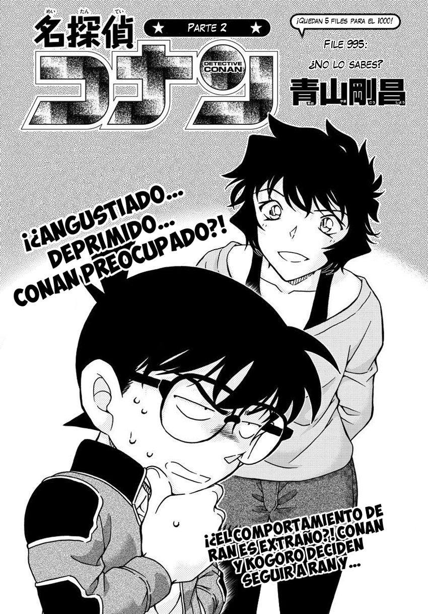 Detective Conan Capitulo 995: ¿No lo sabes? página 2