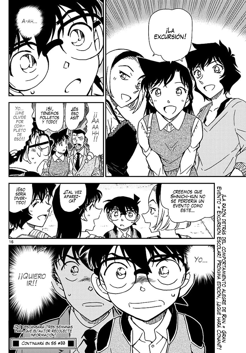 Detective Conan Capitulo 996: La verdad del viaje página 17
