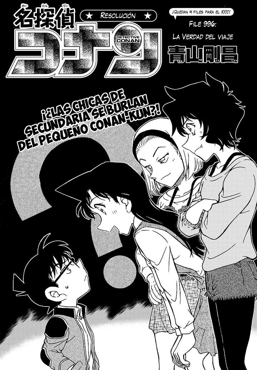 Detective Conan Capitulo 996: La verdad del viaje página 2