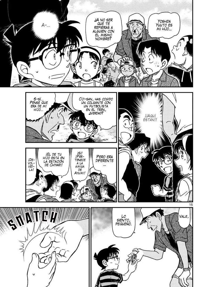 Detective Conan Capitulo 998: ¡Busca el colgante del móvil! página 16