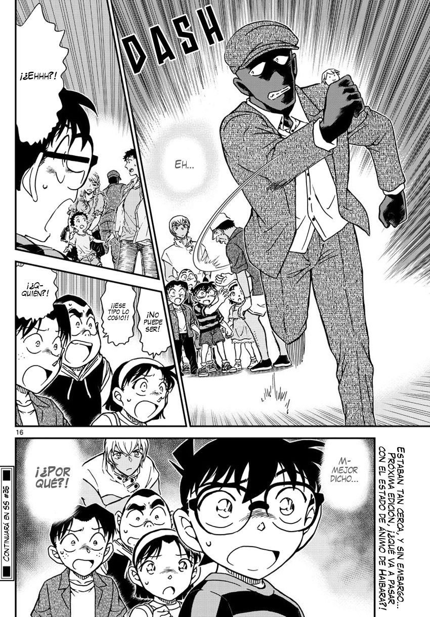 Detective Conan Capitulo 998: ¡Busca el colgante del móvil! página 17
