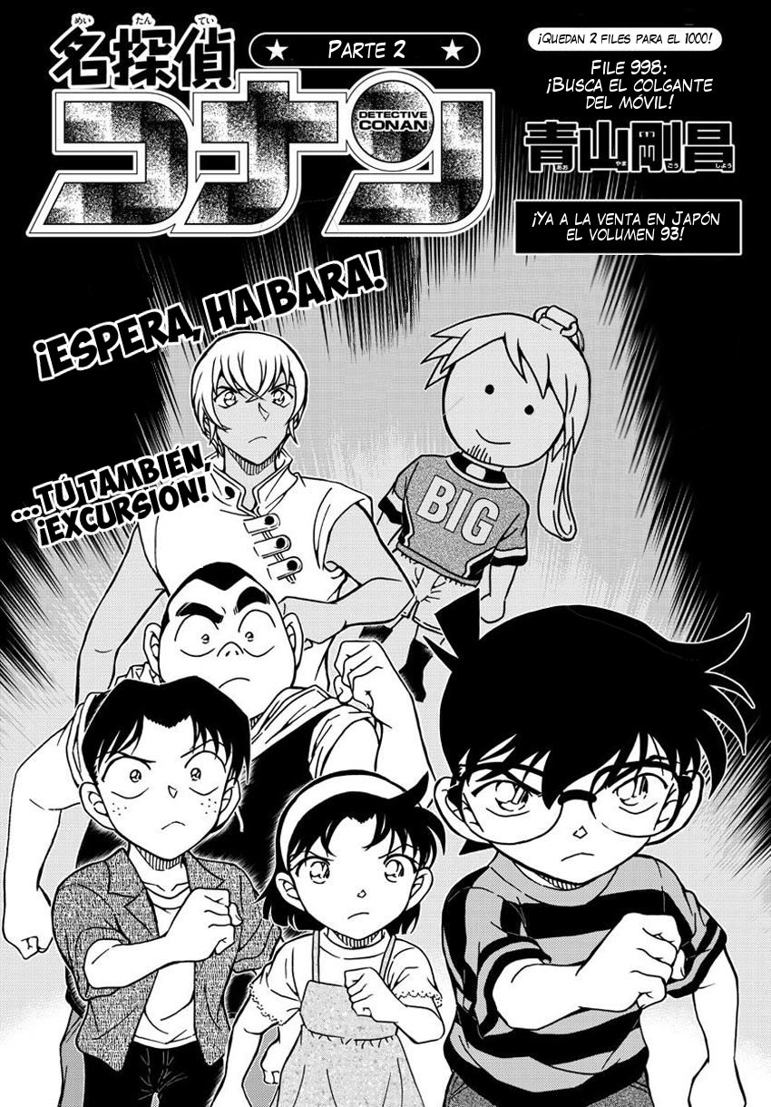 Detective Conan Capitulo 998: ¡Busca el colgante del móvil! página 2
