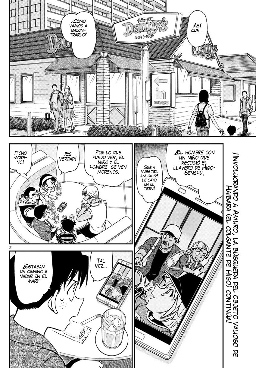 Detective Conan Capitulo 998: ¡Busca el colgante del móvil! página 3