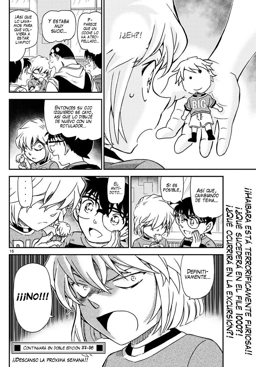 Detective Conan Capitulo 999: ¡No es sólo un colgante! página 17