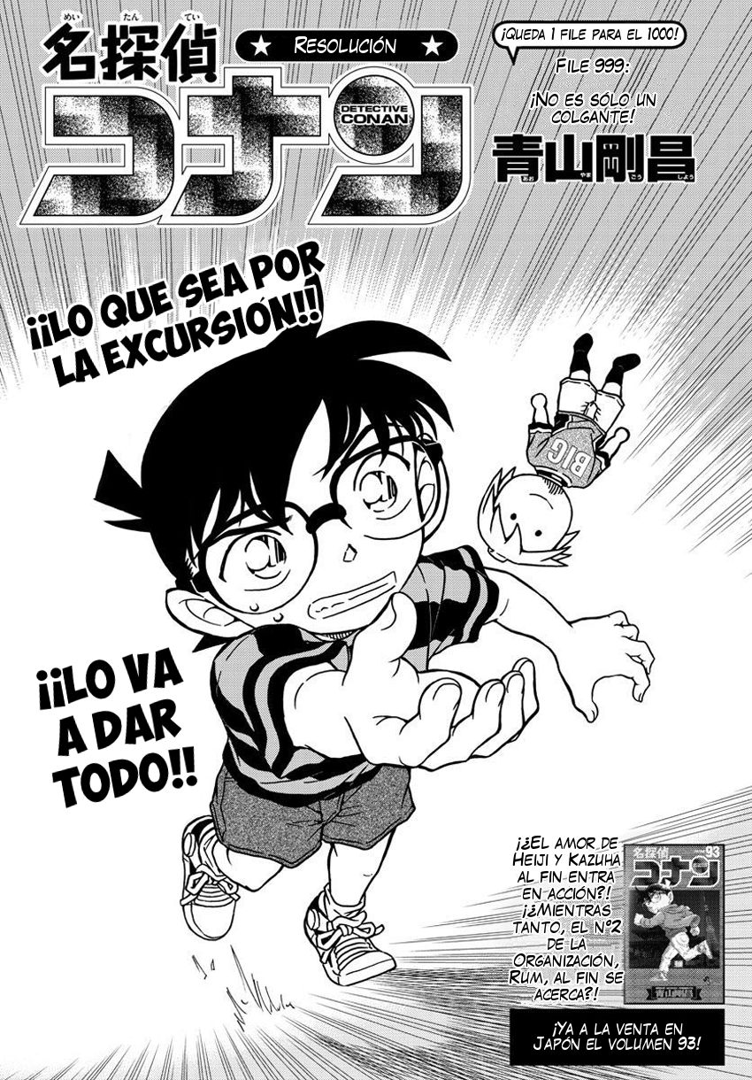 Detective Conan Capitulo 999: ¡No es sólo un colgante! página 2
