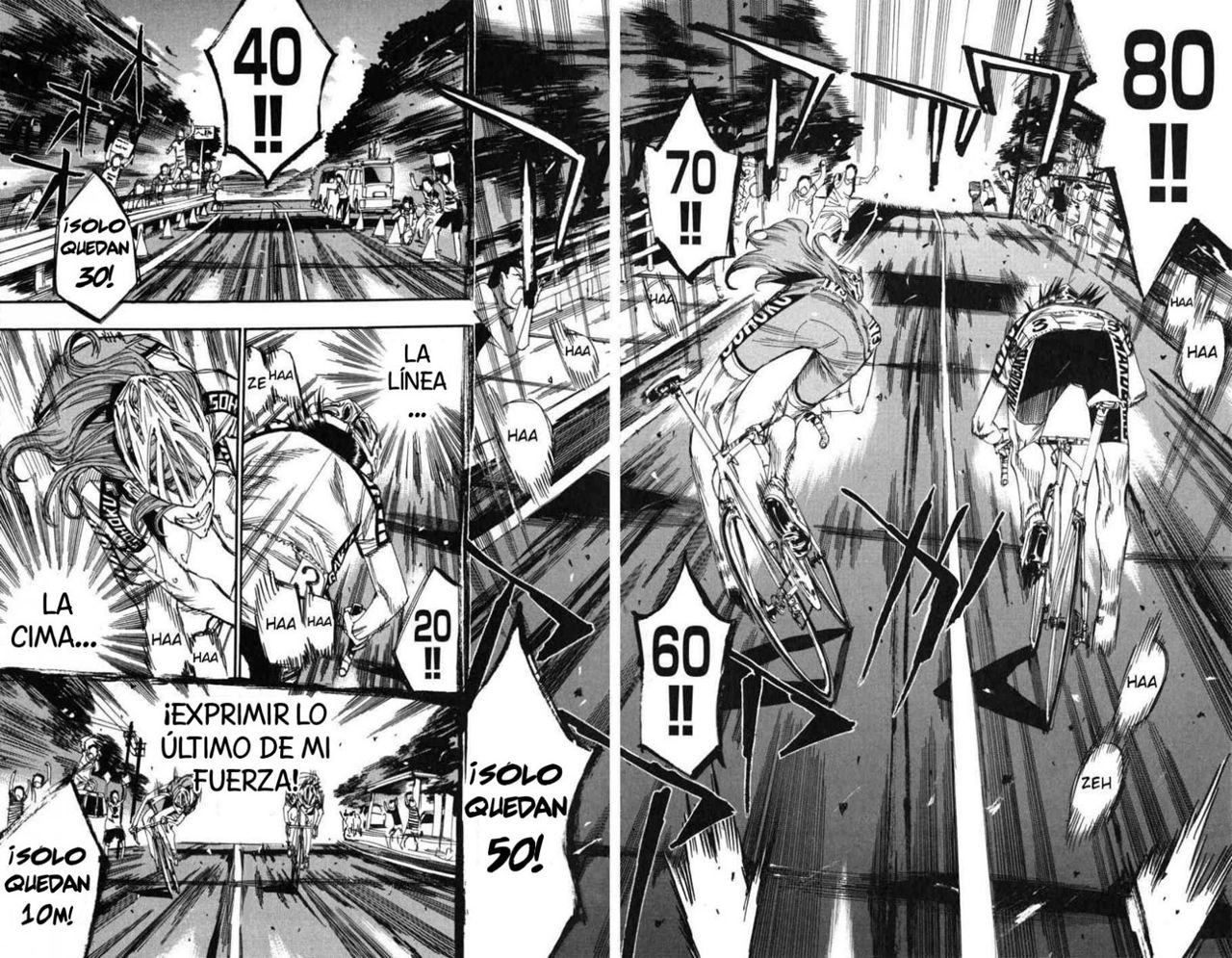 Yowamushi Pedal Capitulo 100: Carrera.100 La cima página 8