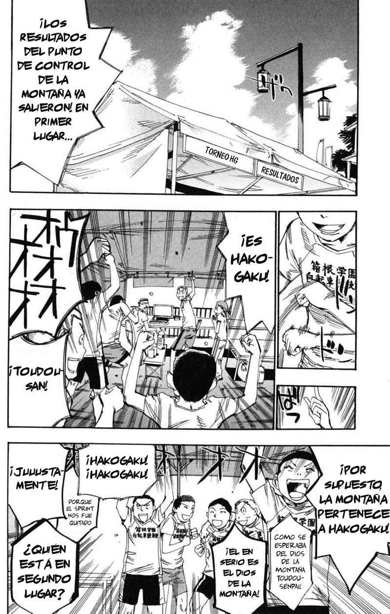 Yowamushi Pedal Capitulo 101: Carrera.101 Los ases hacen sus movimientos página 5