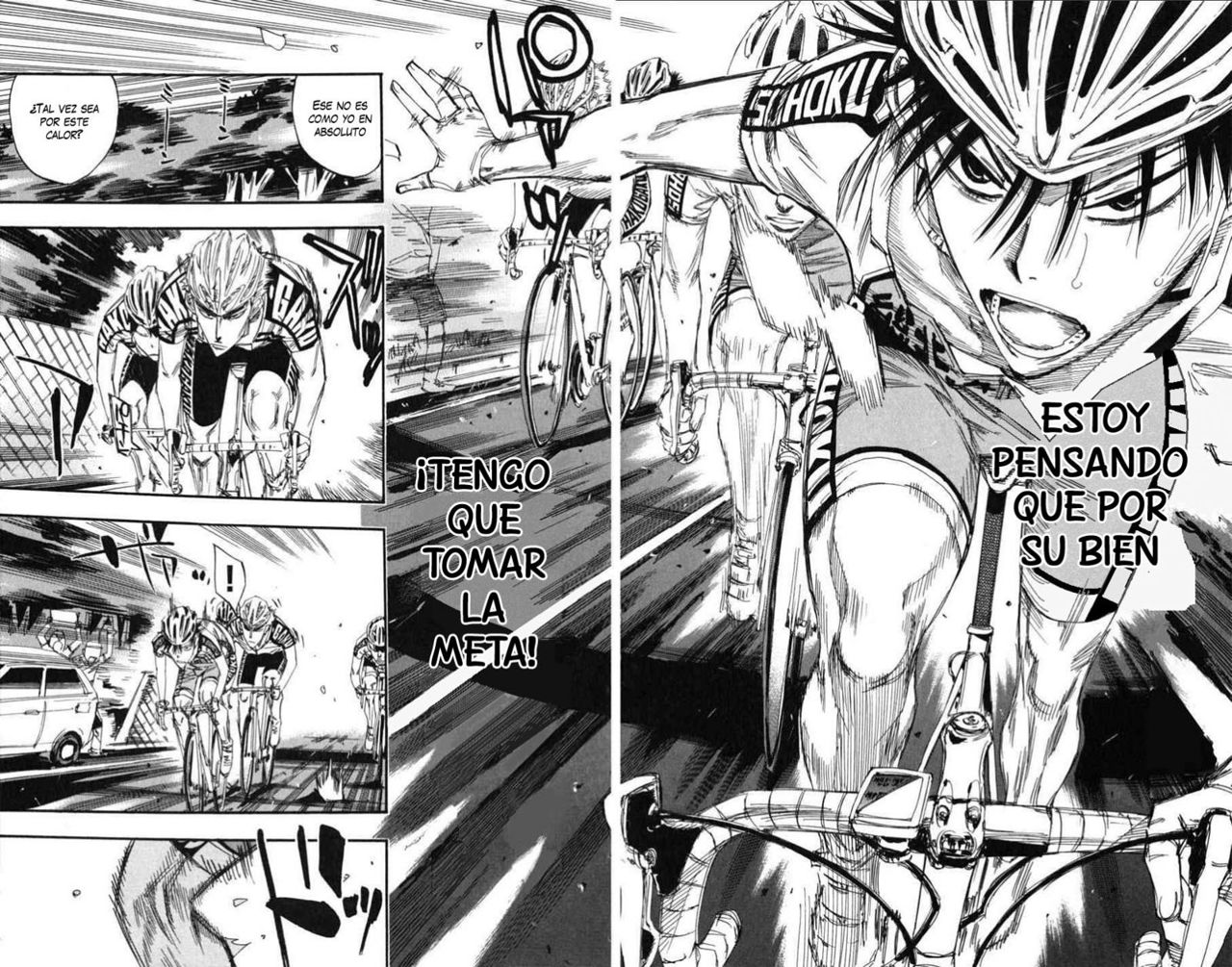 Yowamushi Pedal Capitulo 102: Carrera.102 ¡A la cabeza! página 6