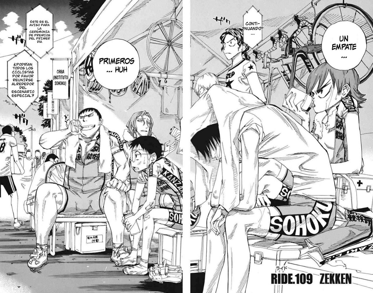 Yowamushi Pedal Capitulo 109: ZEKKEN página 2
