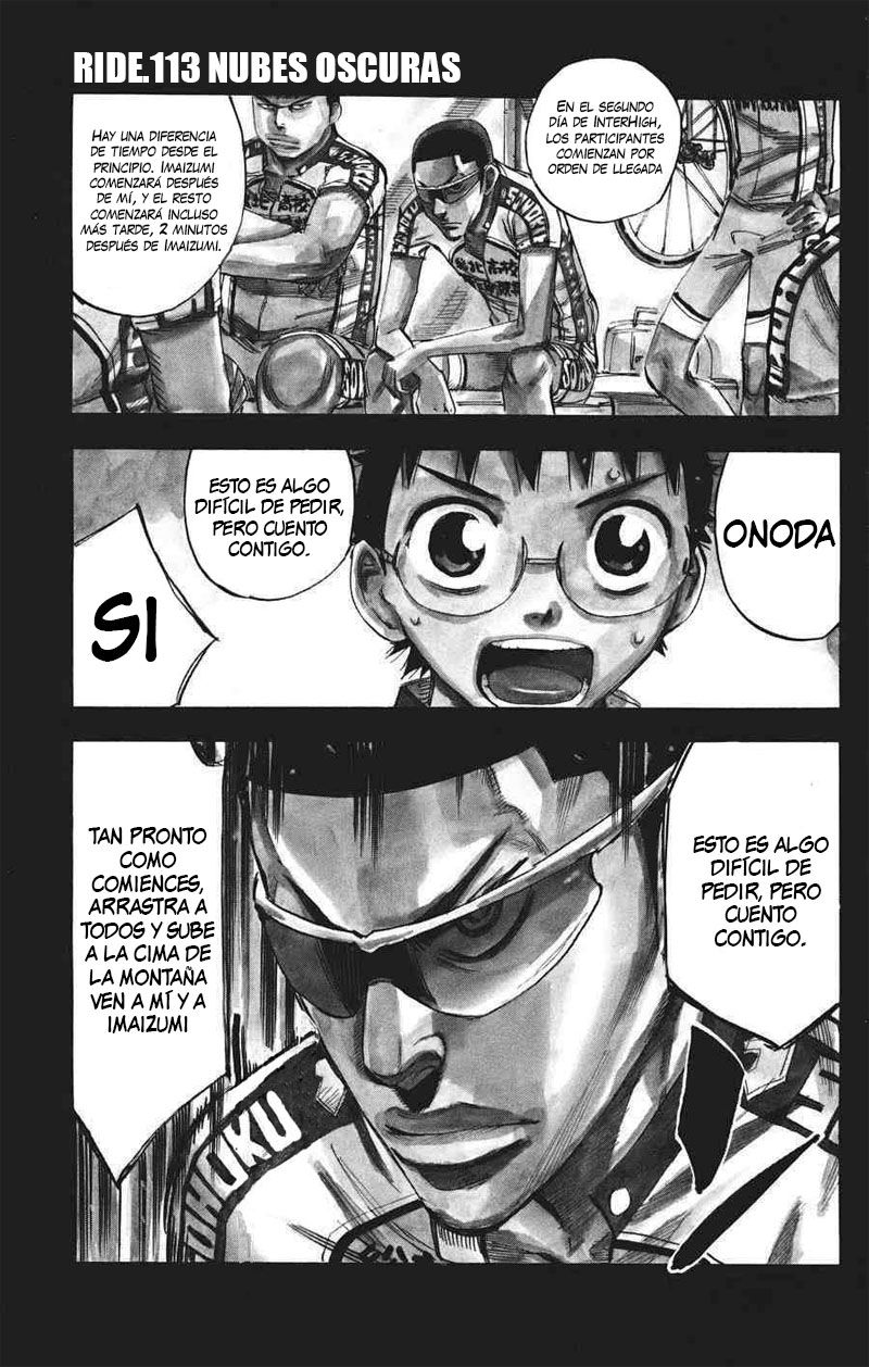 Yowamushi Pedal Capitulo 113: Nubes Oscuras página 9