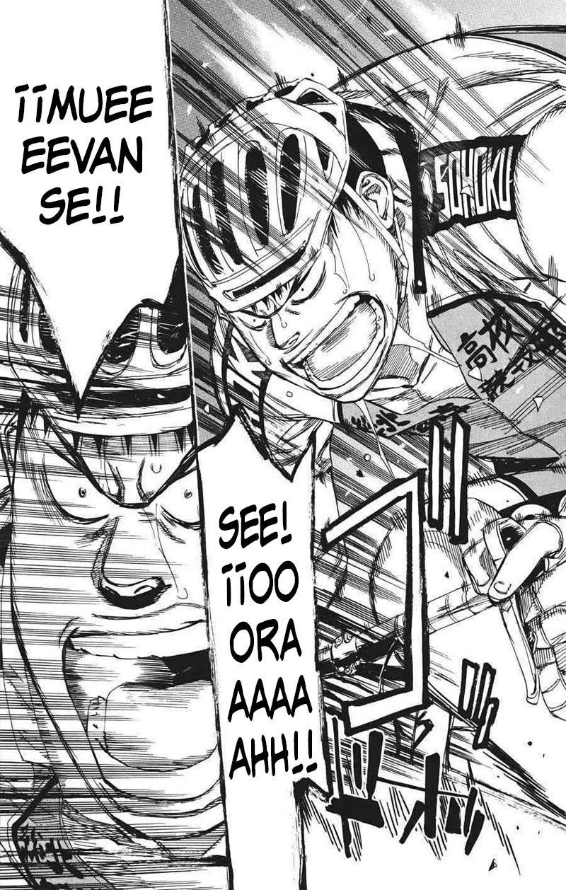 Yowamushi Pedal Capitulo 115: Tadokoro, hundiendose página 14