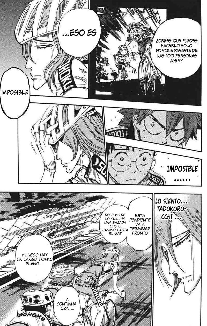 Yowamushi Pedal Capitulo 115: Tadokoro, hundiendose página 6