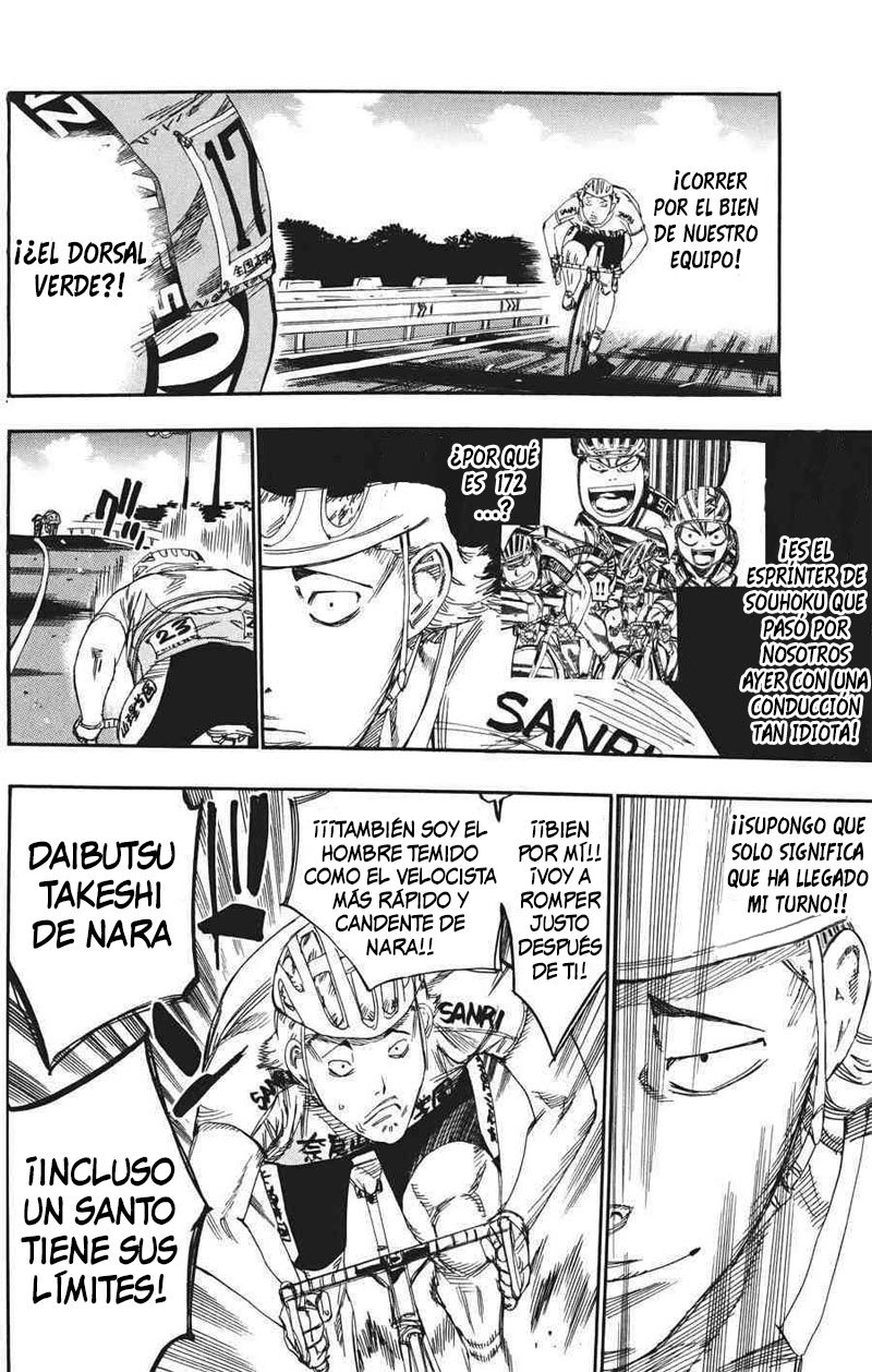 Yowamushi Pedal Capitulo 116: Aquí llega Sakimichi página 17