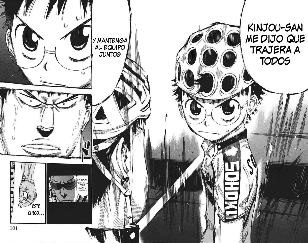 Yowamushi Pedal Capitulo 116: Aquí llega Sakimichi página 7