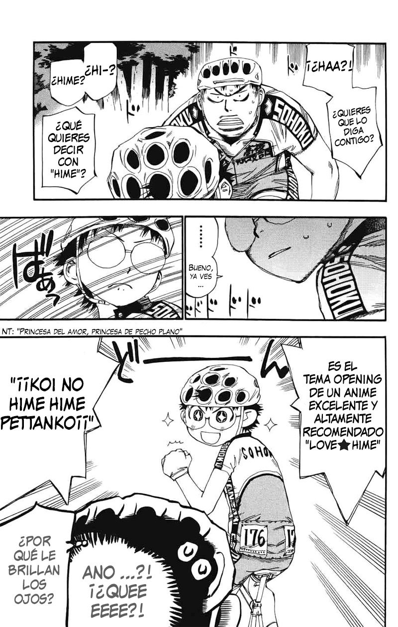 Yowamushi Pedal Capitulo 117: Hime Na No Da página 3