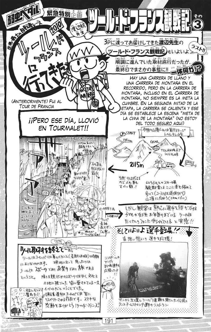 Yowamushi Pedal Capitulo 119.05: Historia Extra página 9