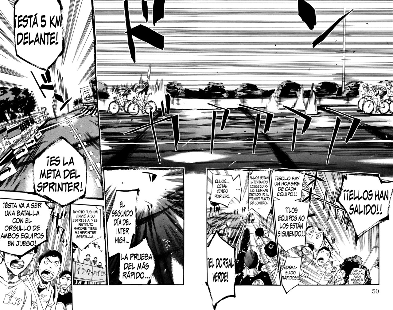 Yowamushi Pedal Capitulo 122: HAKONE #4 página 8