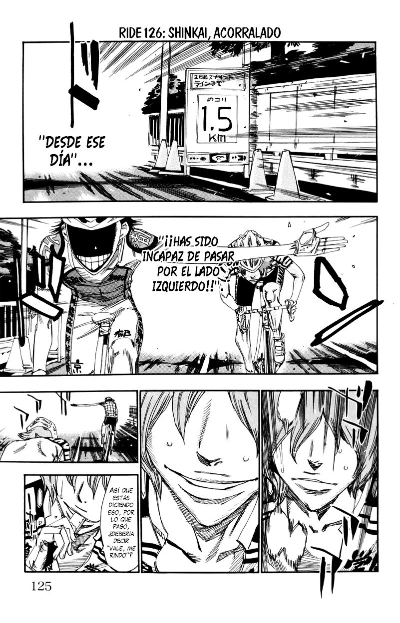 Yowamushi Pedal Capitulo 126: Shinkai, acorralado página 2