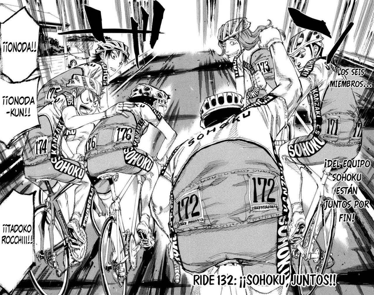 Yowamushi Pedal Capitulo 132: ¡¡Sohoku, juntos!! página 3