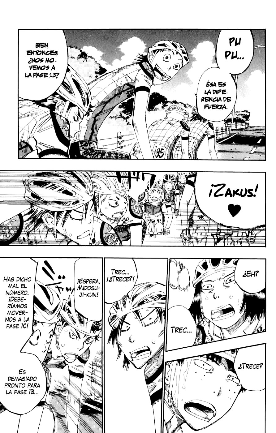Yowamushi Pedal Capitulo 133: La finalidad de los sprinters página 13