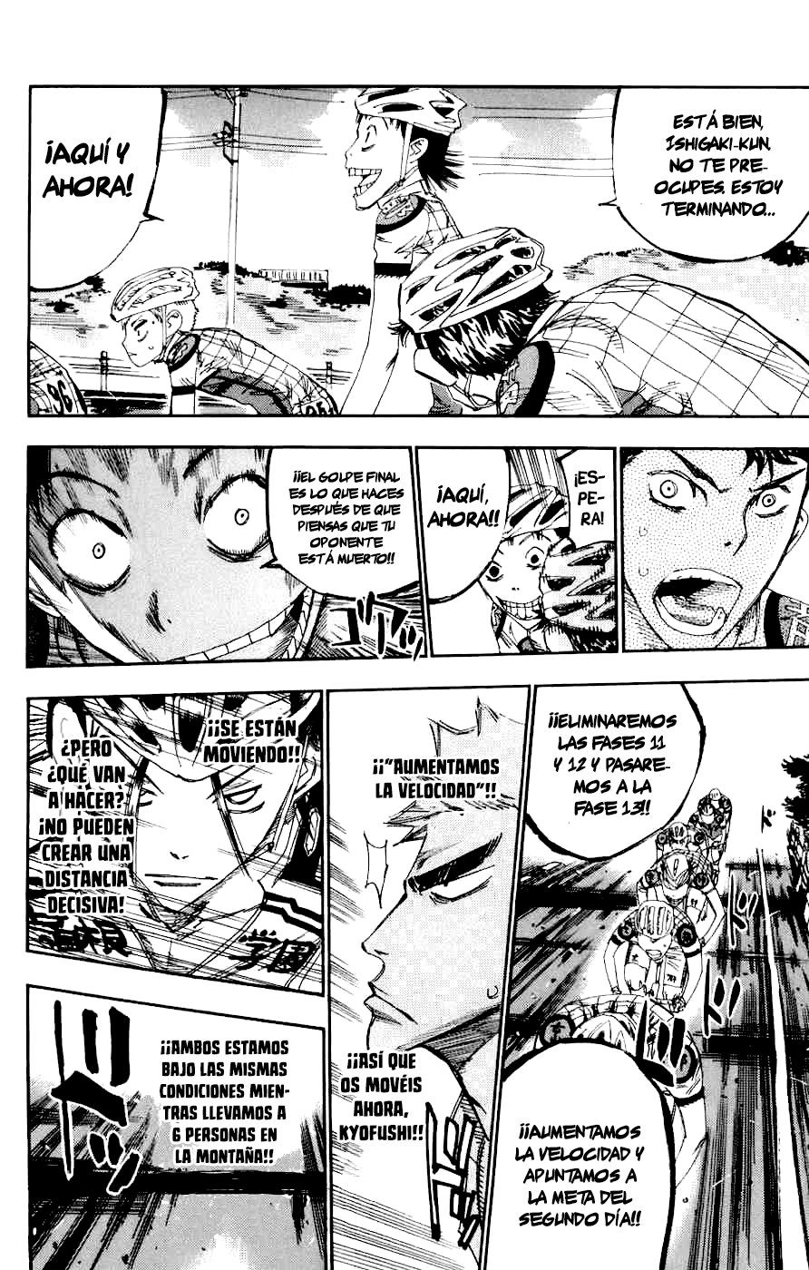 Yowamushi Pedal Capitulo 133: La finalidad de los sprinters página 14