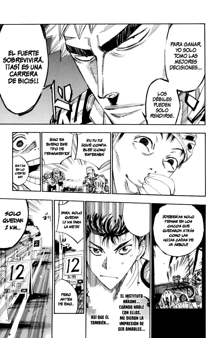 Yowamushi Pedal Capitulo 134: Equipaje desechado página 14