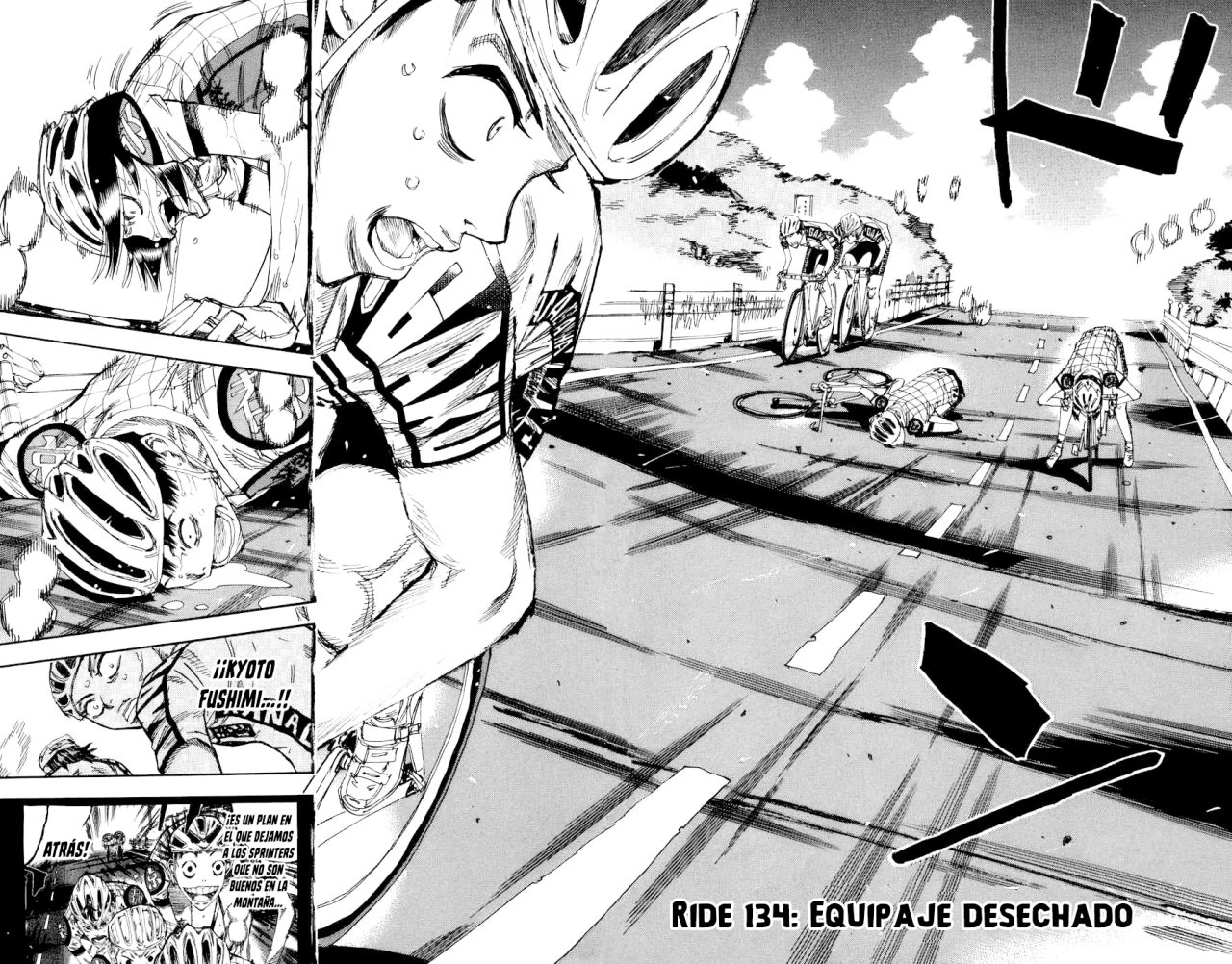 Yowamushi Pedal Capitulo 134: Equipaje desechado página 3