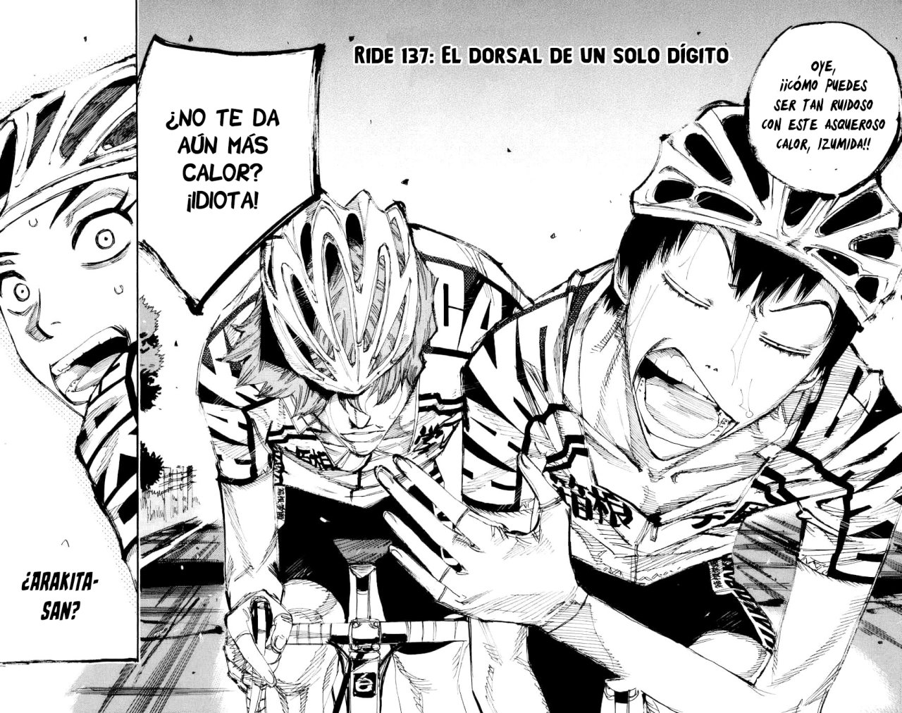 Yowamushi Pedal Capitulo 137: El dorsal de un solo dígito página 3