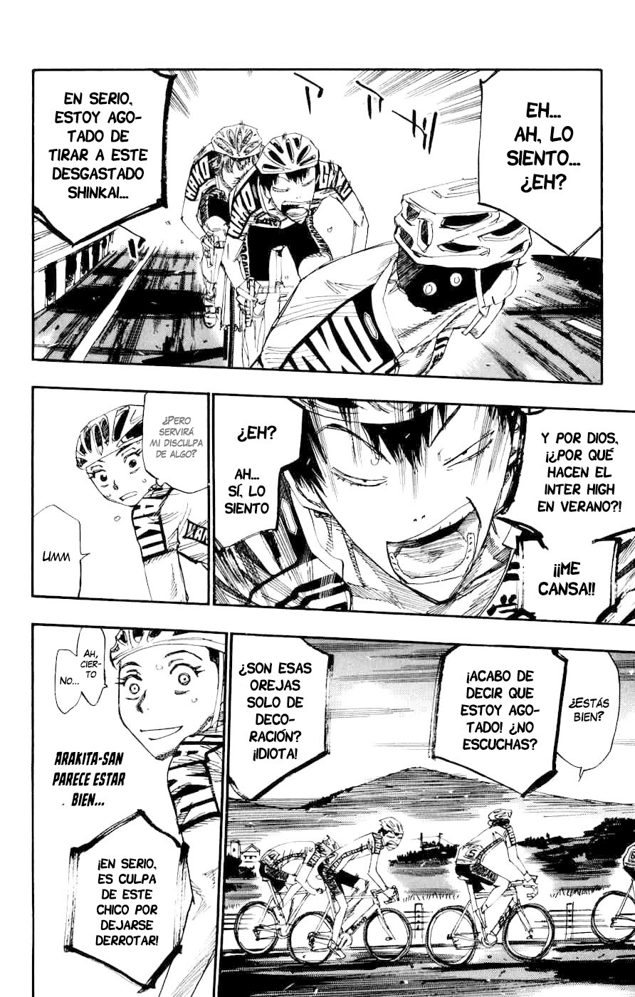 Yowamushi Pedal Capitulo 137: El dorsal de un solo dígito página 4