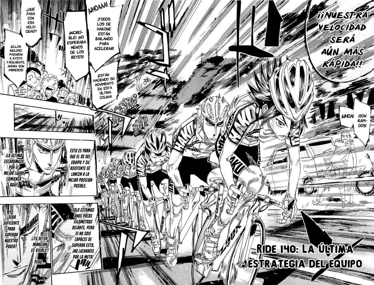 Yowamushi Pedal Capitulo 140: La ultima estrategia del equipo página 2