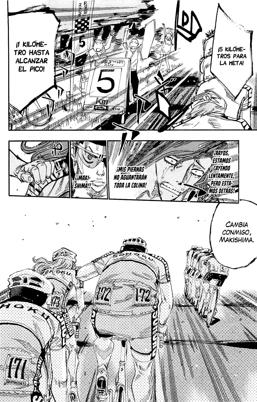 Yowamushi Pedal Capitulo 140: La ultima estrategia del equipo página 7