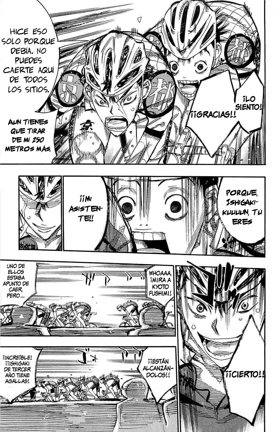 Yowamushi Pedal Capitulo 145: Los 3 metros de la perseverancia página 15