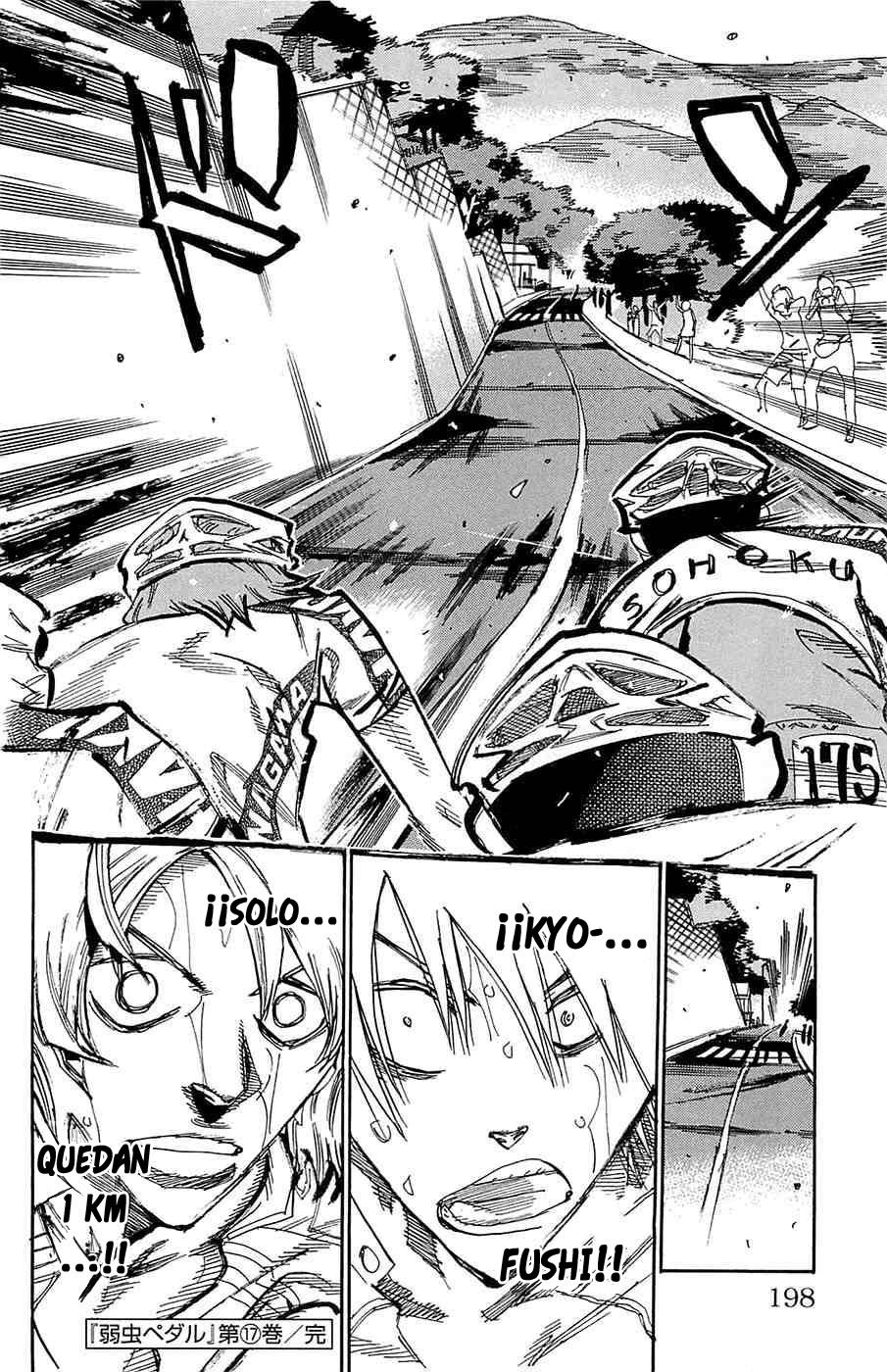 Yowamushi Pedal Capitulo 146: Movimiento página 15