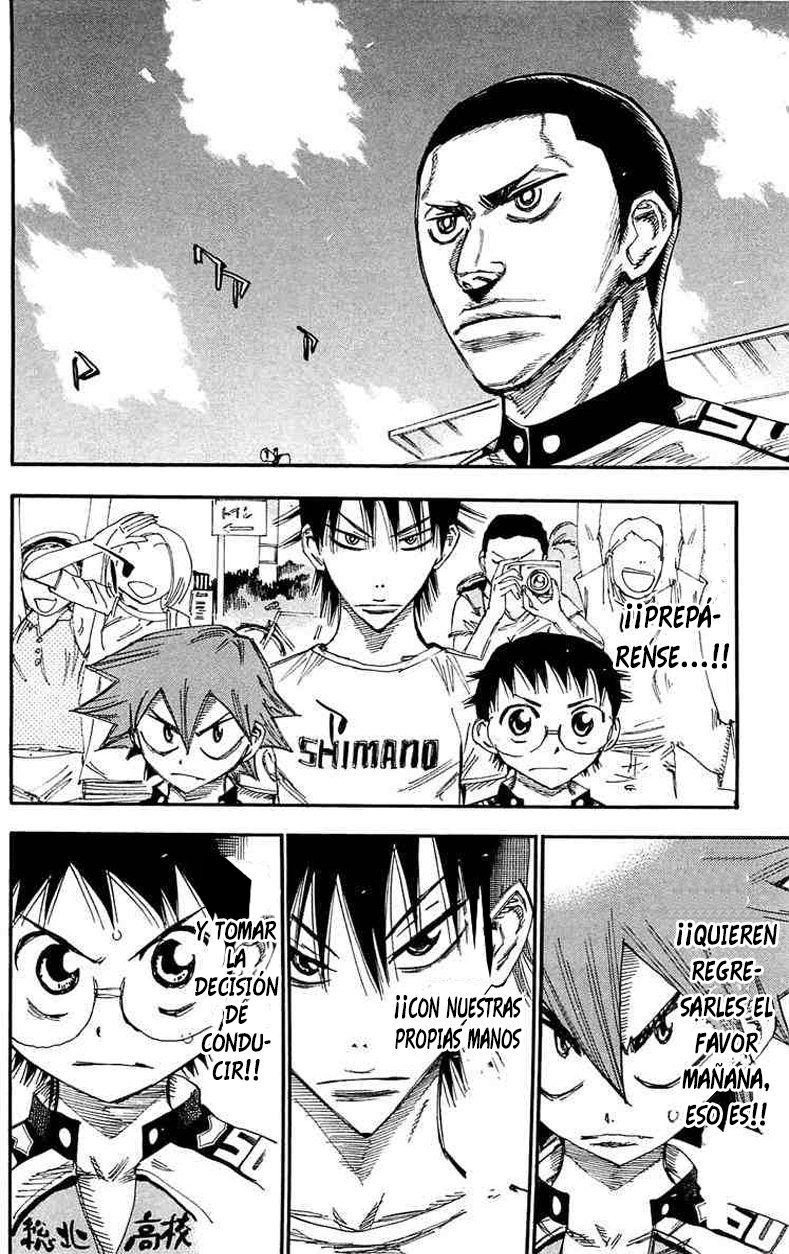 Yowamushi Pedal Capitulo 155: Carrera 155: Sohoku en segundo lugar página 16