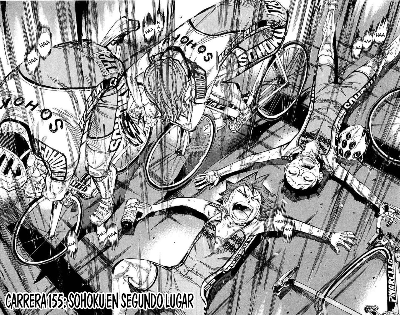 Yowamushi Pedal Capitulo 155: Carrera 155: Sohoku en segundo lugar página 3