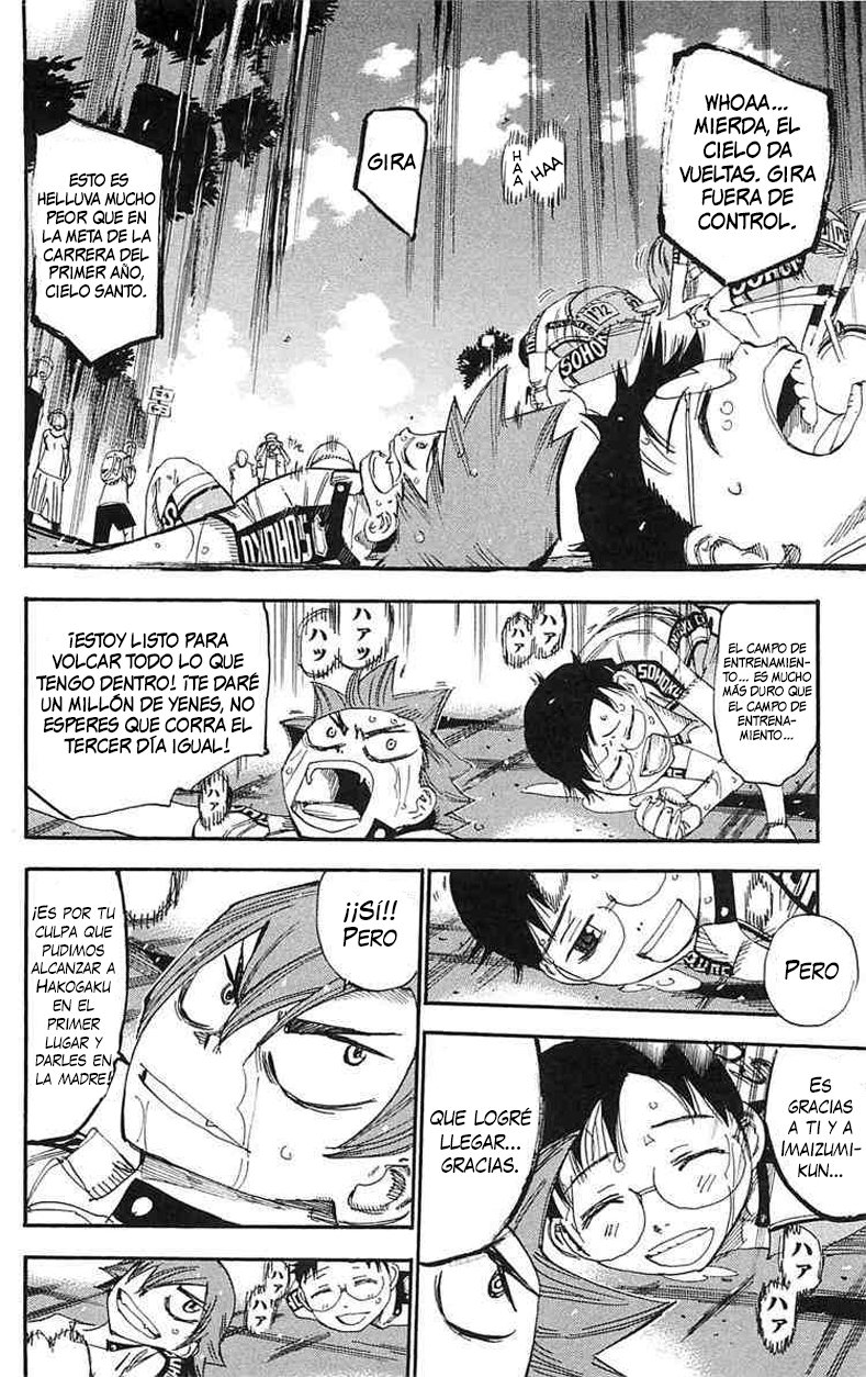 Yowamushi Pedal Capitulo 155: Carrera 155: Sohoku en segundo lugar página 4