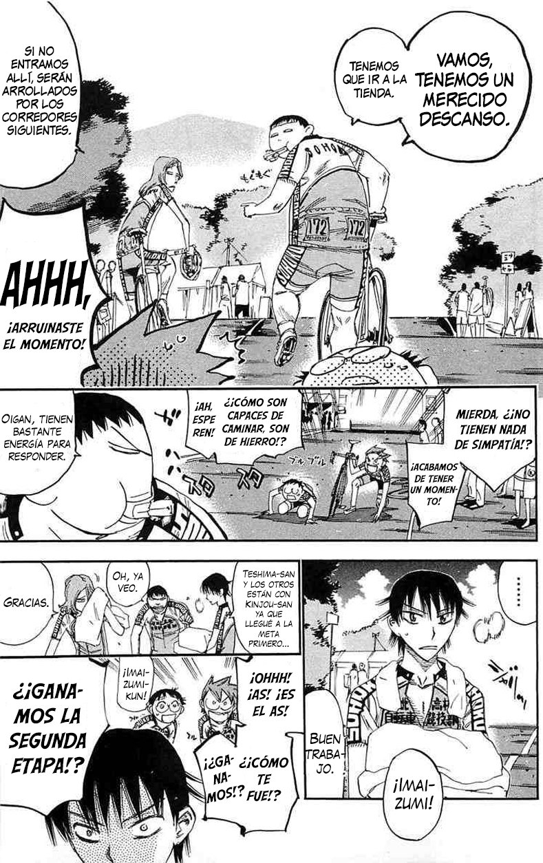 Yowamushi Pedal Capitulo 155: Carrera 155: Sohoku en segundo lugar página 5