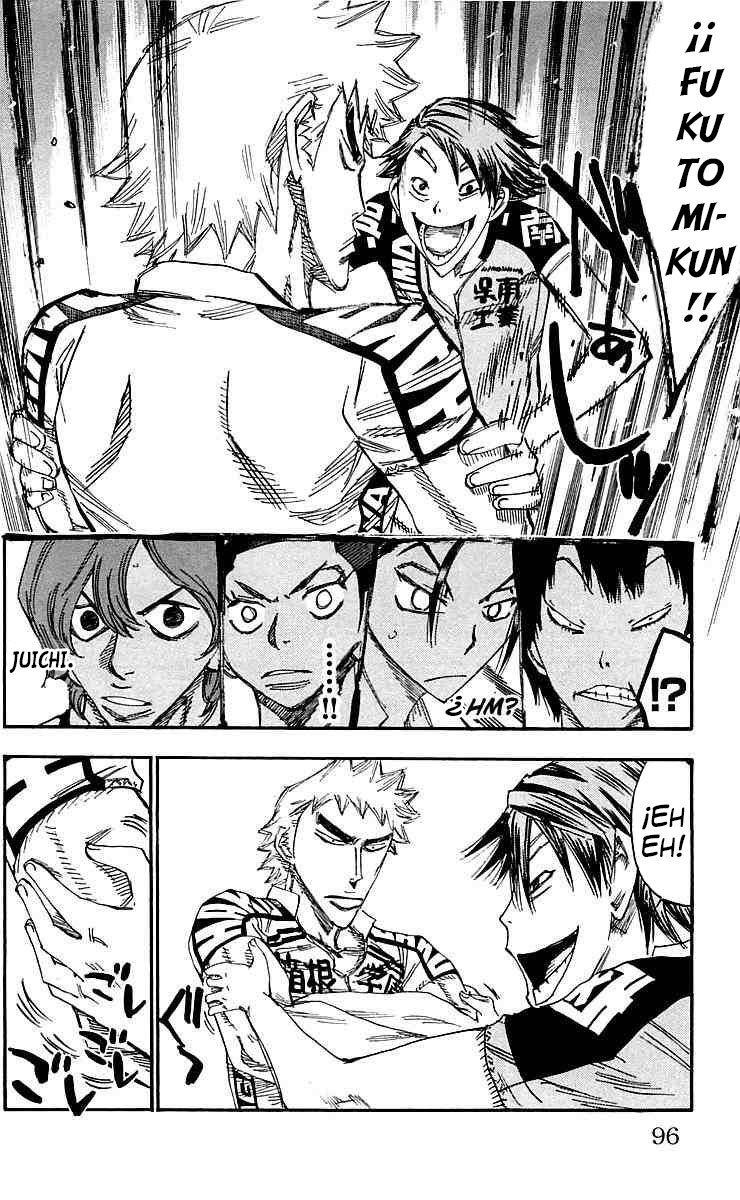 Yowamushi Pedal Capitulo 159: El hombre con suerte Machimiya página 8